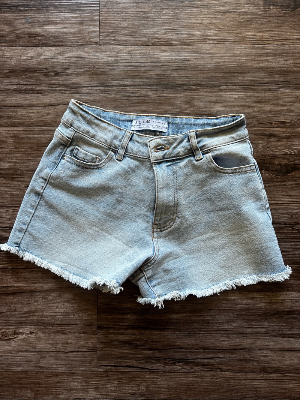 Primark Light Blue Denim Shorts